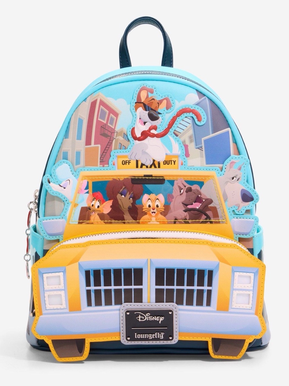 New Loungefly Disney Oliver & Company Taxi Mini Backpack